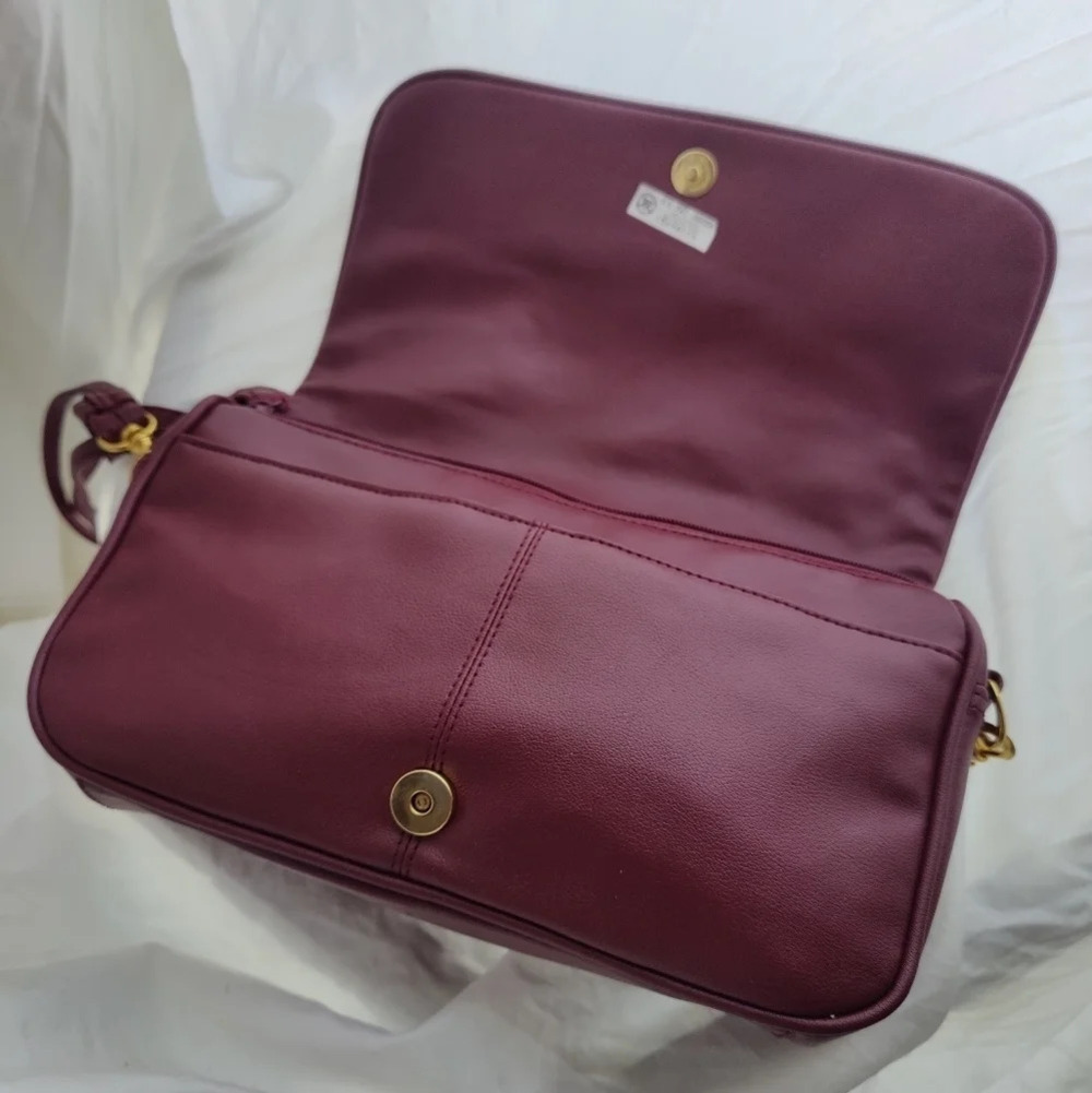 Vintage Genuine Leather Crossbody Convertible Bag EUC ❤️ - Picture 11 of 16